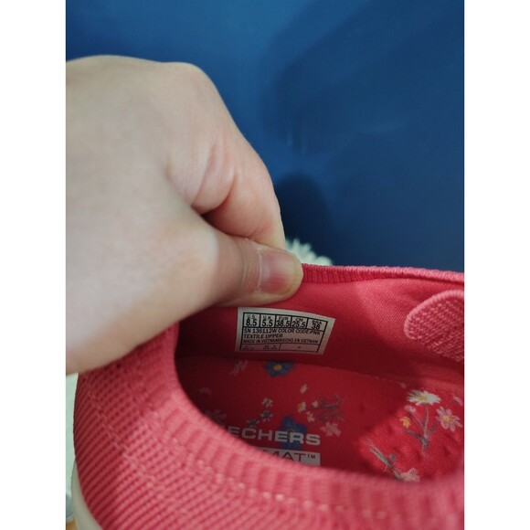 Skechers Sport Women’s Size US 8.5 Lace Up Pink Slip On Sneakers - Picture 8 of 8